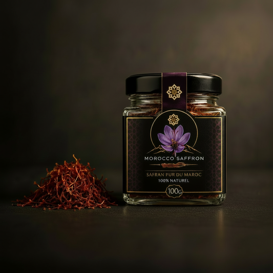 100g Morocco Saffron Packaging