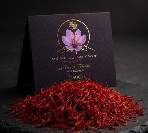 Morocco Saffron 250g packaging