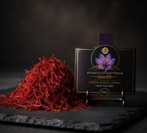 Morocco Saffron 1kg packaging