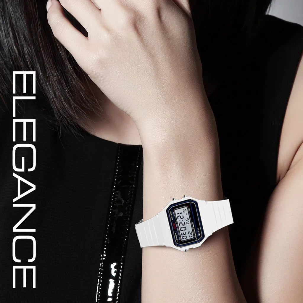 Digital Sport Wrist Watch With LED Backlight & Alarm