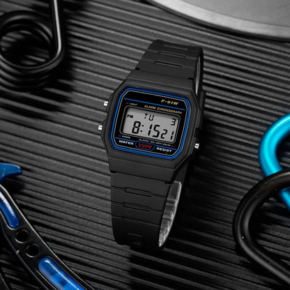 Digital Sport Wrist Watch With LED Backlight & Alarm