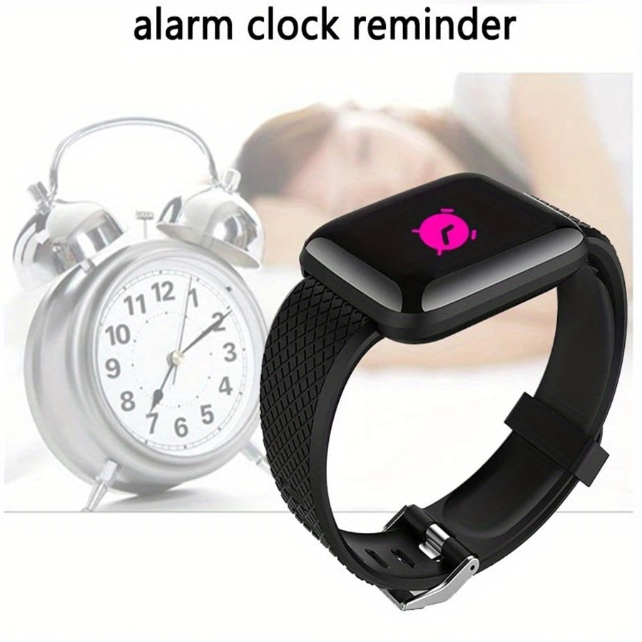 Fitness Tracker Smart Watch With Heart Rate & Alerts