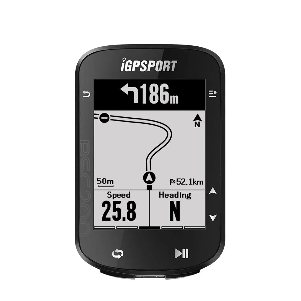 GPS Bike Computer With Navigation – ANT+ & Bluetooth