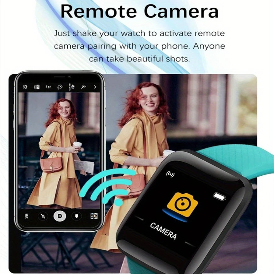Fitness Tracker Smart Watch With Heart Rate & Alerts