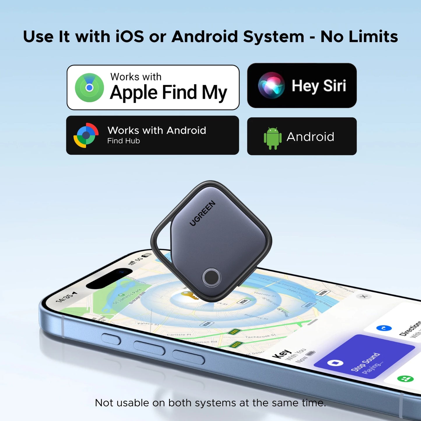 Smart Bluetooth Finder Card For iOS And Android Devices