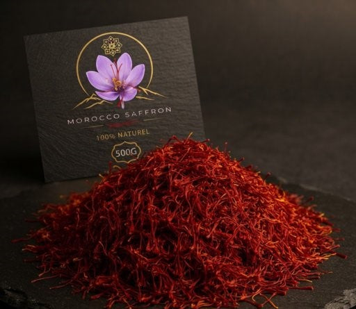 Morocco Saffron 500g packaging